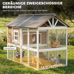 Kanala ulkokäyttöön 4 kanalle kuusenpuu bitumikatto ulkotarhalla 200 x 104 x 145 cm ruskea