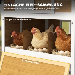 Kanala ulkokäyttöön 4 kanalle kuusenpuu bitumikatto ulkotarhalla 200 x 104 x 145 cm ruskea