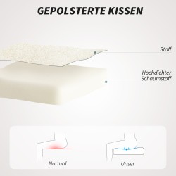 Työ- ja meikkituoli kaarevalla selkänojalla, snöflaanellimainen kangas, säädettävä, beige