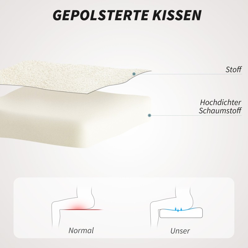 Työ- ja meikkituoli kaarevalla selkänojalla, snöflaanellimainen kangas, säädettävä, beige