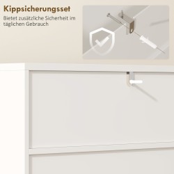 Kylpyhuonekaappi soft close -ovilla, 2 avointa hyllyä, MDF, 60 x 31,8 x 93 cm, valkoinen