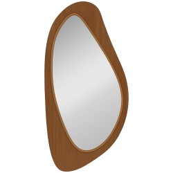 Seinäpeili mäntypuuviilulla 91 5 x 45 cm luonnonpuu