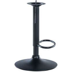 Korvaava pyörivä baarijakkaran jalusta 8x8 cm kiinnityksellä