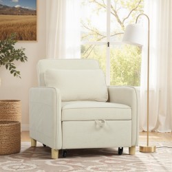 Vuodetuoli 3-in-1 olohuoneeseen, leveä istuin 60x180 cm, beige