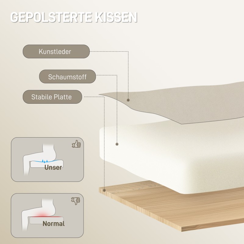 Ergonominen työtuoli jalkatuella, keinonahka, metallirunko, beige/musta, säädettävä ja pyörivä