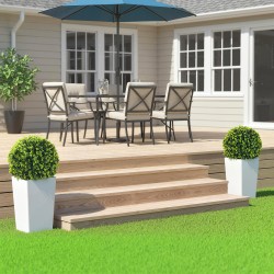 Keinotekoinen eukalyptus palloviherkasvi ruukussa 65 cm, UV-suojattu, 2 kpl, vihreä