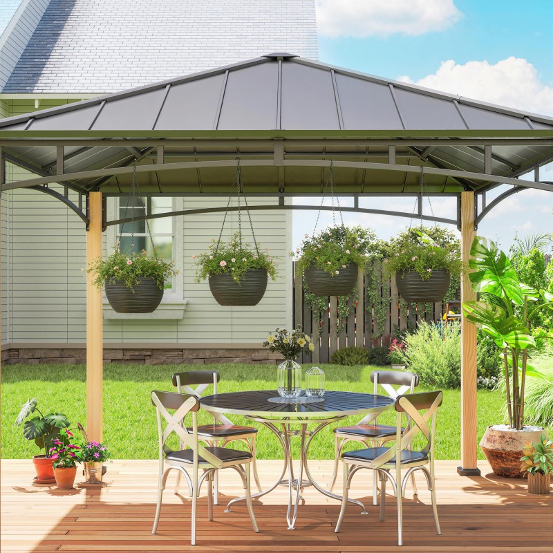 Itsekastelevat riippuvat kukkaruukut ulko- ja sisätiloihin, muovi, 4 kpl, musta