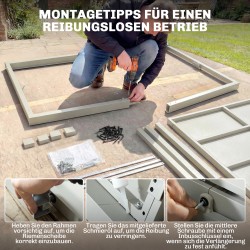 Jatkettava ulkoruokailupöytä alumiini/teräs 154–214 x 85 cm 8–10 hengelle vaaleanharmaa