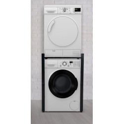 Tukeva pesukoneräkki 300 kg kuormalle, säädettävät jalat