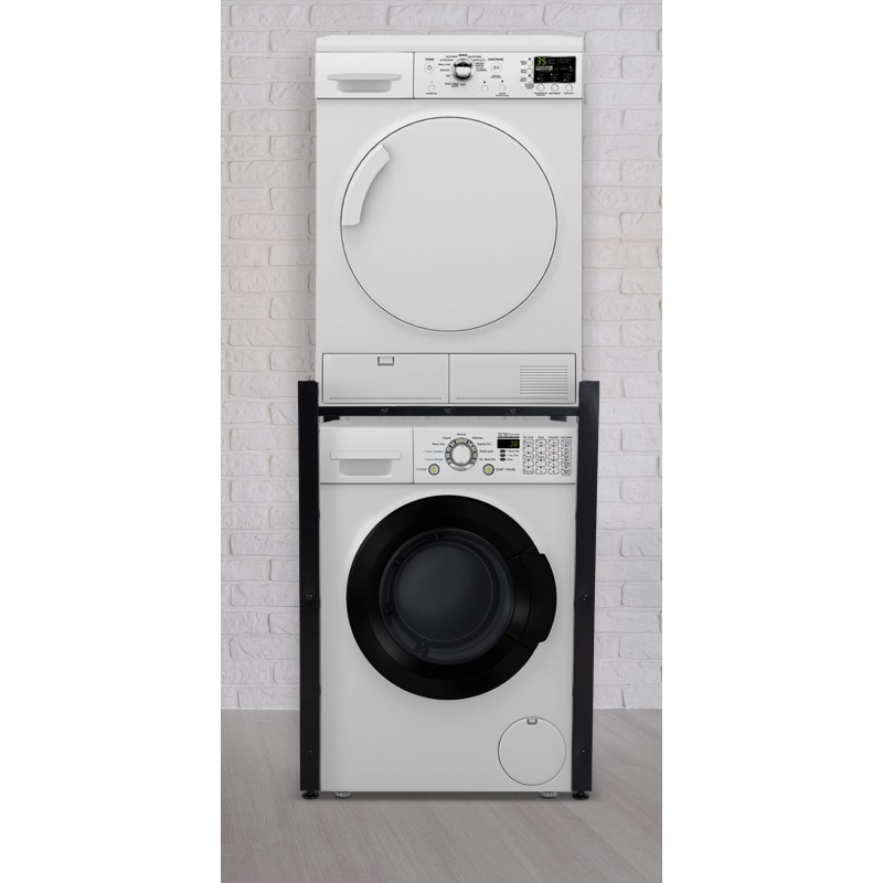 Tukeva pesukoneräkki 300 kg kuormalle, säädettävät jalat