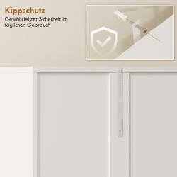 Kylpyhuonekaappi pyykkikorilla, MDF, 60 x 30 x 174 cm, valkoinen