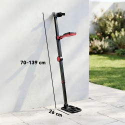 Metallinetsin IP68 vedenpitävä taittuva varsi 4 etsintätilaa LCD-näyttö kuulokkeet lapio kantolaukku