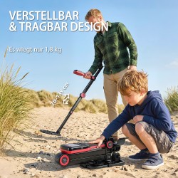 Metallinetsin IP68 vedenpitävä taittuva varsi 4 etsintätilaa LCD-näyttö kuulokkeet lapio kantolaukku