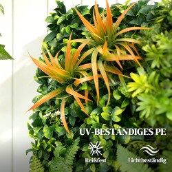 Tekonäkösuoja seinäpaneeli ulkokäyttöön 100 x 100 cm PE vihreä