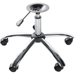 Korvaava toimistotuolin runko säädettävällä korkeudella ja pyörillä