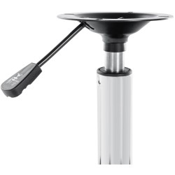 Korvaava toimistotuolin runko säädettävällä korkeudella ja pyörillä