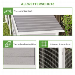 Kanala kulmamalli L-muotoinen kuusipuu 251 x 192 x 103 cm harmaa