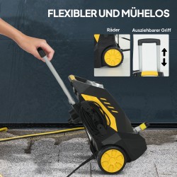 Painepesuri ulkokäyttöön, 1800 W, 135 bar, 540 L/h, alumiinipumppu, 5 m letku, keltainen/musta