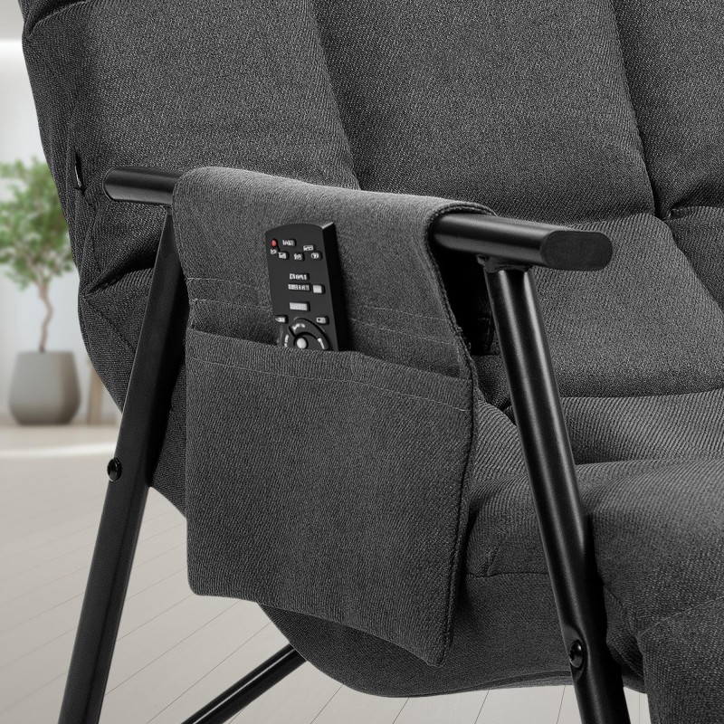 Säädettävä mukava keinutuoli rentoutumiseen ja stressin lievitykseen