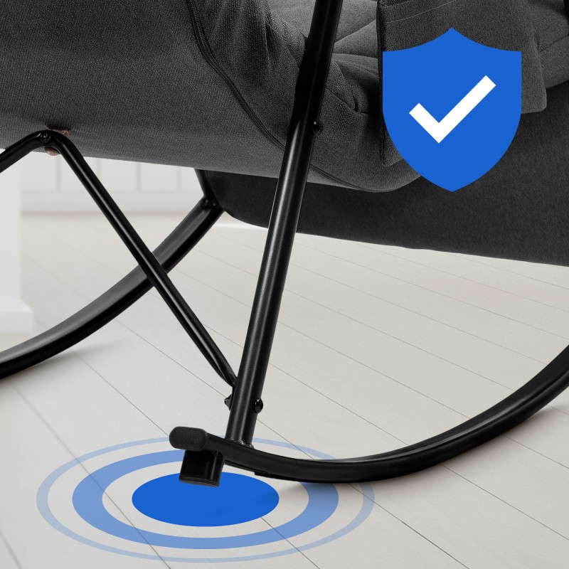 Säädettävä mukava keinutuoli rentoutumiseen ja stressin lievitykseen