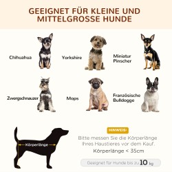 Korotettu koiran ulkopeti katoksella, hengittävä verkkokangas, metallirunko, harmaa, 61 x 46 x 62 cm