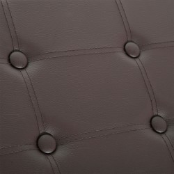 Naulakko penkillä ja kenkähyllyllä, metalli, 72,5 x 35 x 180 cm, musta/ruskea