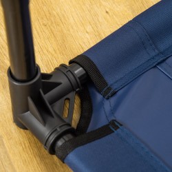 Korotettu lemmikkisänky koirille ja kissoille 600D Oxford-metalli 91,5 x 76,2 x 18 cm sininen