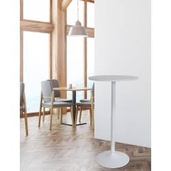 Pyöreä seisomapöytä 60 cm halkaisijalla juhliin ja tapahtumiin