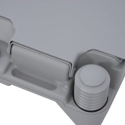 Kannettava kemiallinen wc matkakäymälä 10 l huuhtelu 20 l jätesäiliö 38x38x45 cm