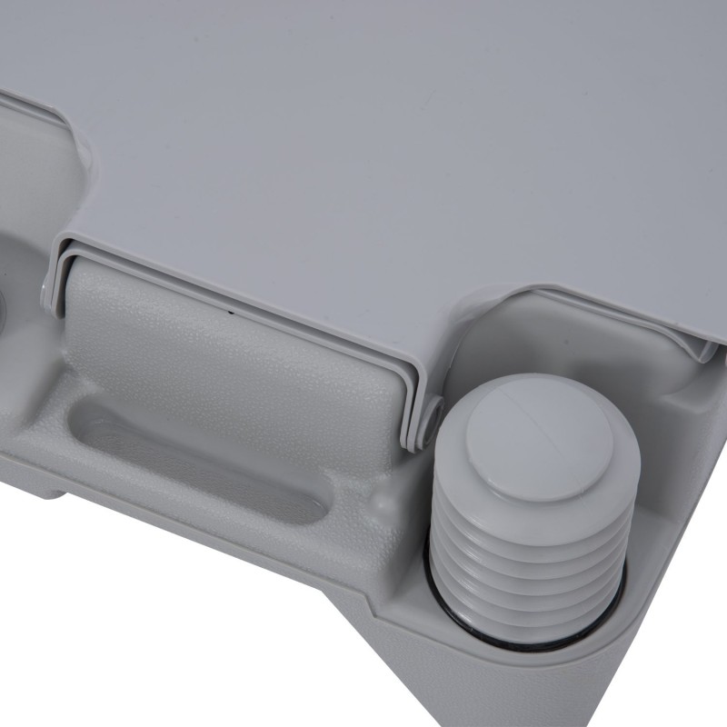 Kannettava kemiallinen wc matkakäymälä 10 l huuhtelu 20 l jätesäiliö 38x38x45 cm