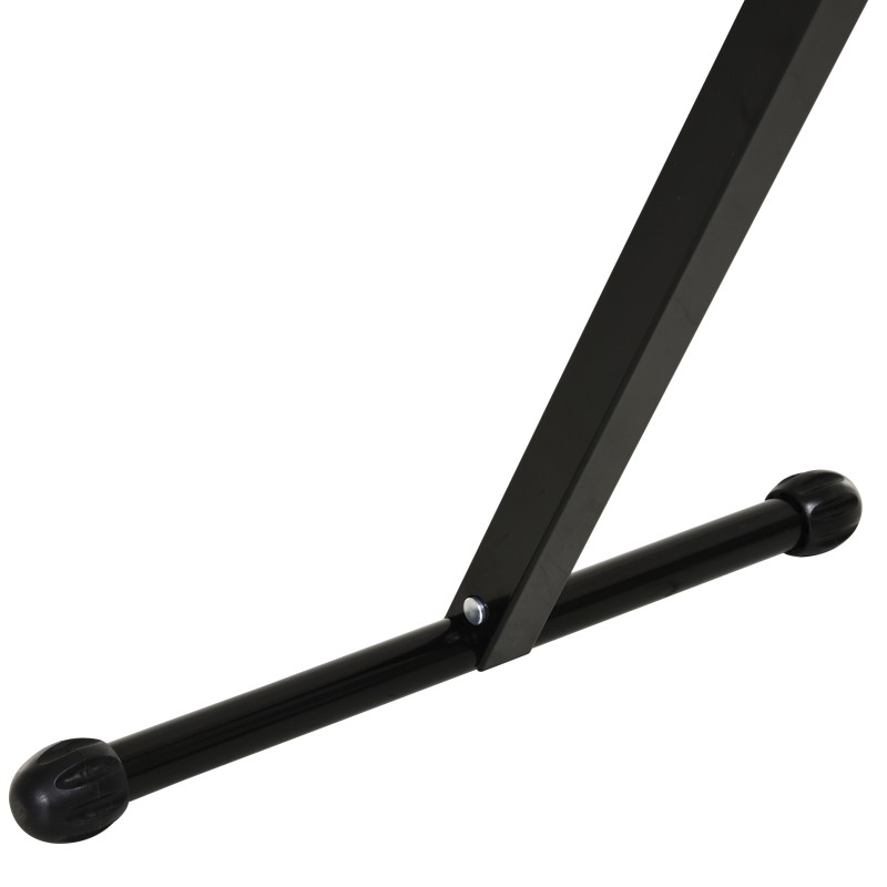 Rullallinen työtuki puu- ja metallikappaleille, säädettävä korkeus 68–110 cm, kantavuus 60–90 kg, metalli, musta