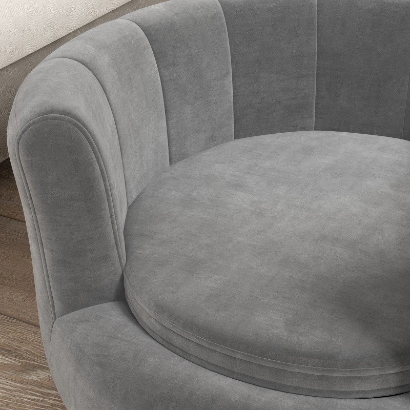 Lemmikkisohva pienelle koiralle ja kissalle, korotettu, koivujalat, flanellipäällinen, 65 x 64 cm, harmaa