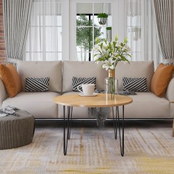 Pöydänjalat teräs 4 kpl haarukkamalli 71 cm max 40 kg musta