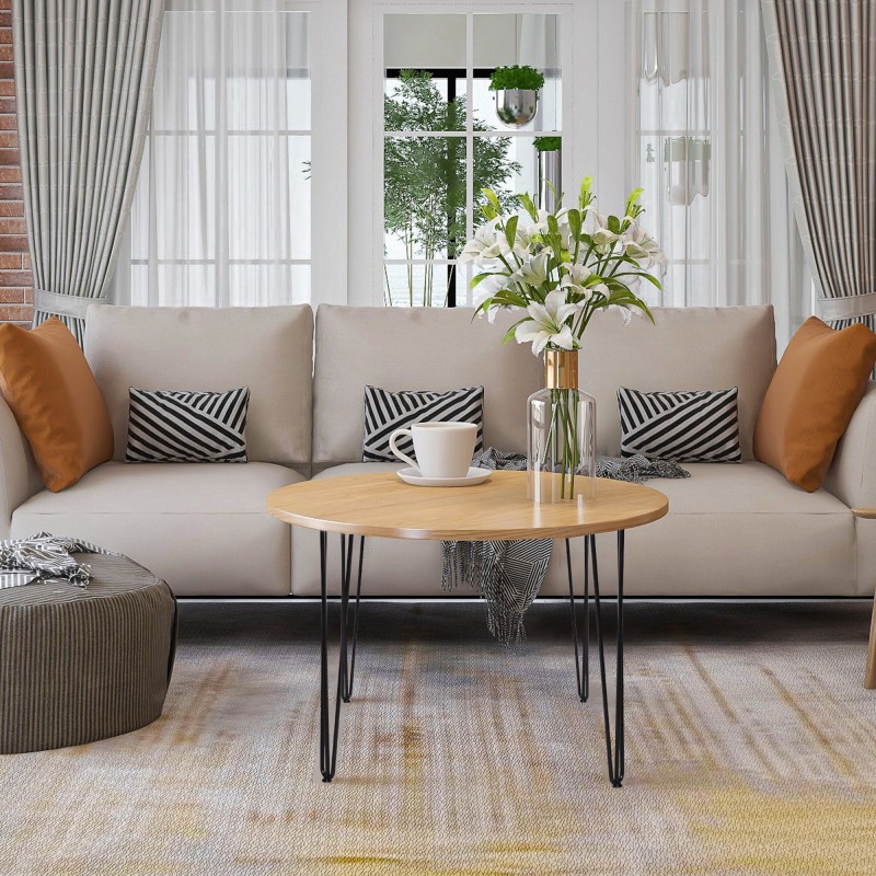 Pöydänjalat teräs 4 kpl haarukkamalli 71 cm max 40 kg musta