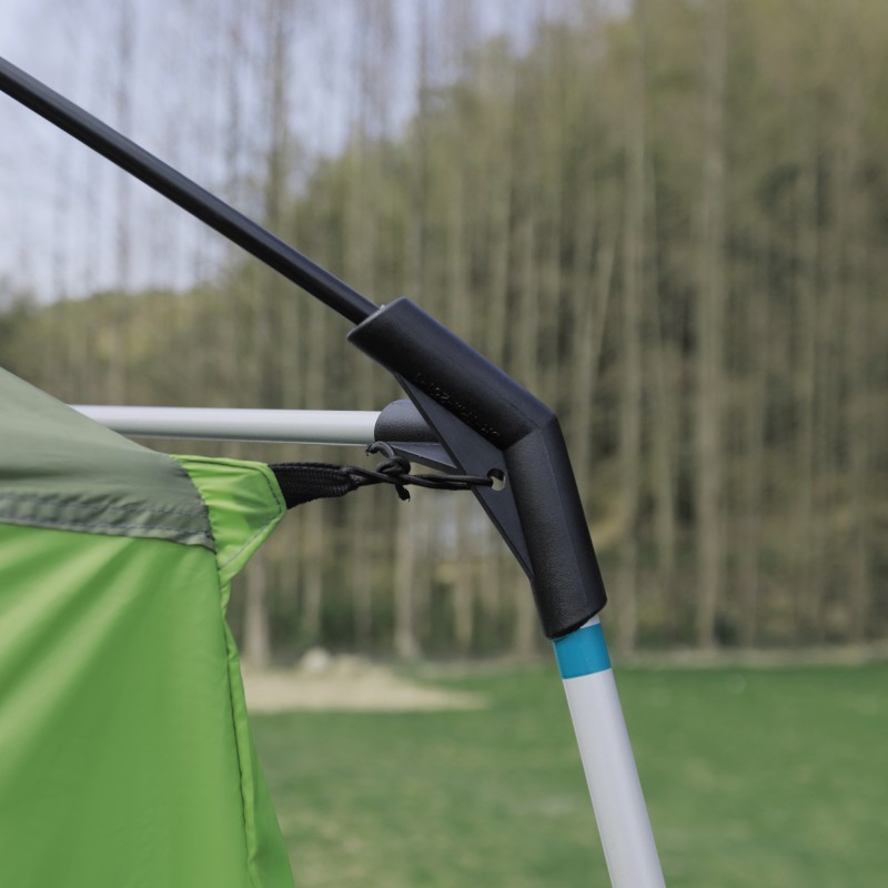 Perheteltta kupoliteltta 4–8 henkilölle, 2 makuukabinia, 405 x 305 x 225 cm, vihreä