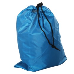 Pop up -rantateltta kahdelle, lasikuiturunko, hiekkataskut ja verkkoikkunat, sininen-harmaa