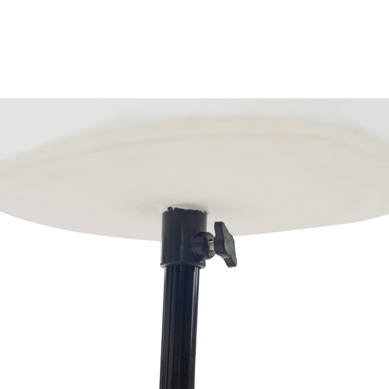 Naisten säädettävä vaatetorso kolmijalkaisella jalustalla, vaahtomuovi, valkoinen