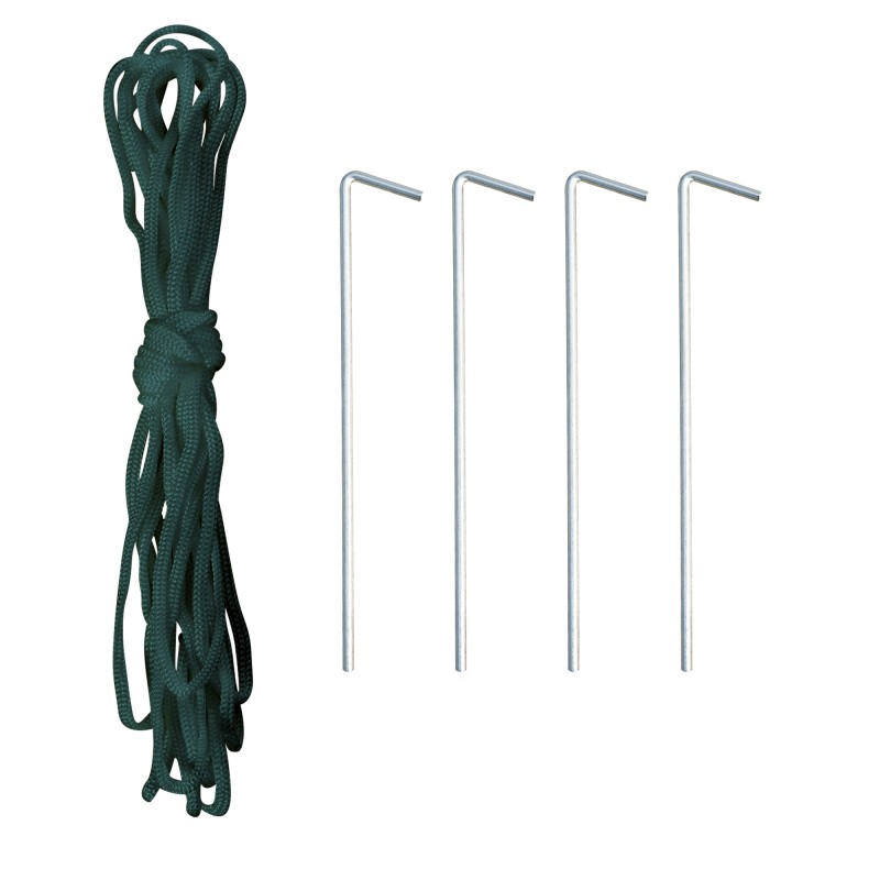 Kasvihuone kasvutunneli kotipuutarhaan, galvanoitu teräsrunko ja muovipeite, 590 x 300 x 200 cm, vihreä