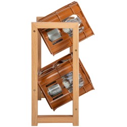 Juomalaatikkoteline robin kahdelle tai kolmelle laatikolle