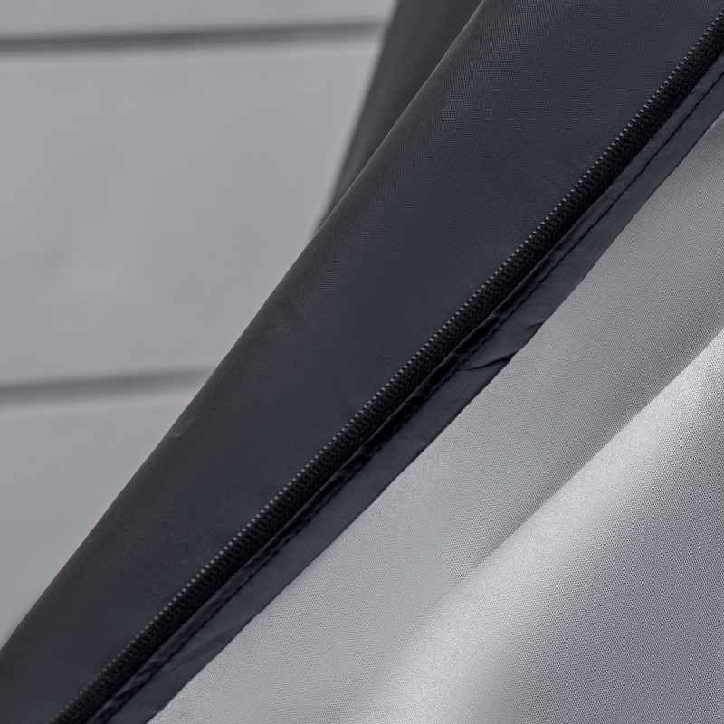 Riipputuolin suojapeite ulkokäyttöön 210D Oxford Ø115 x 190 cm musta