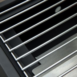 Kaasugrilli pöytämallinen 2 poltinta teräs 55 x 46,5 x 41 cm musta