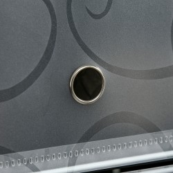 Kenkähylly 12 laatikkoa muovi/teräs 24 paria 94x37x108 cm musta-valkoinen