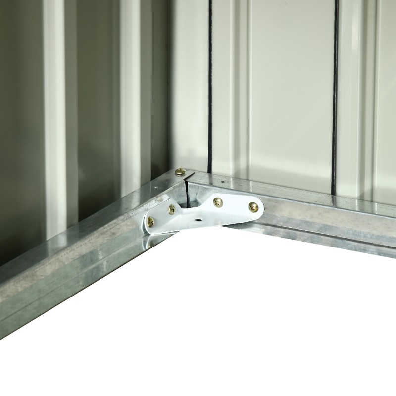 Metallinen suoja robottiruohonleikkurille, sinkitty teräs, 86 x 100 x 63 cm, tummanharmaa