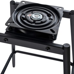 Kääntyvä baarijakkara samettipäällisellä ja selkänojalla - tyylikäs ja mukava