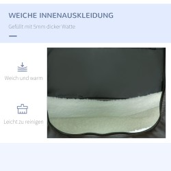 Taittuva kuljetuslaatikko kissalle ja pienelle koiralle, teräsrunko, 60 x 42 x 42 cm, harmaa