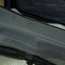 Taittuva kuljetuslaatikko kissalle ja pienelle koiralle, teräsrunko, 60 x 42 x 42 cm, harmaa