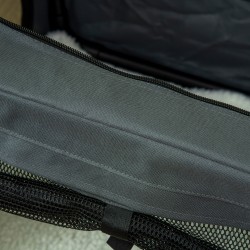 Taittuva kuljetuslaatikko kissalle ja pienelle koiralle, teräsrunko, 60 x 42 x 42 cm, harmaa