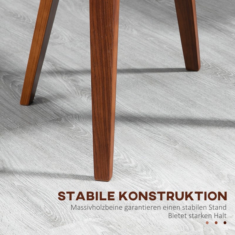 Ruokapöydän tuolit vintage, 2 kpl, keinonahka, puu ja teräs, musta