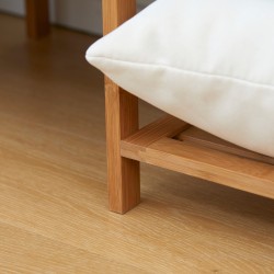 Bambuinen vaate- ja kenkäteline hyllyillä 90 x 30 x 145 cm luonnonvärinen