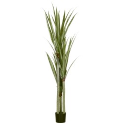 Tekokasvi yucca ruukussa 190 cm PEVA muovi smaragdinvihreä